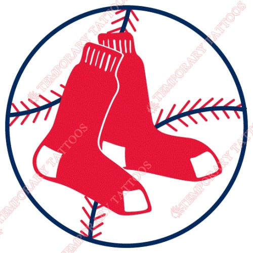 Boston Red Sox Customize Temporary Tattoos Stickers NO.1461
